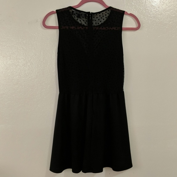 For love and lemons black mesh skater casual dress - Picture 5 of 7